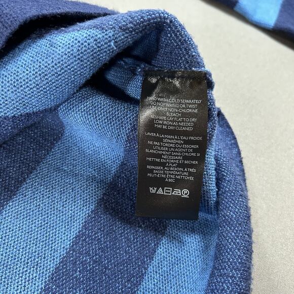 Maeve By Anthropologie Womens Sweater sz XXS Striped Blue long sleeve - Picture 7 of 8